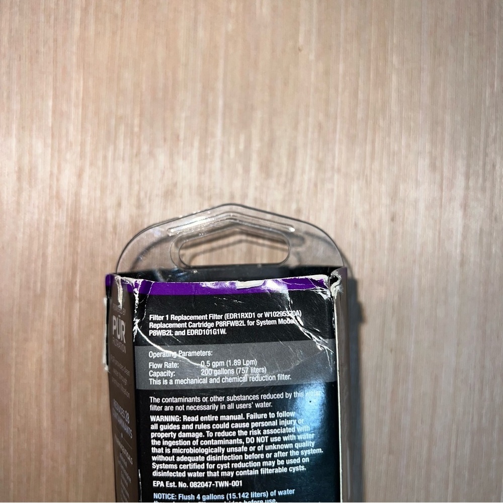 Everydrop Refrigerator Ice & Water Filter #1 -EDR4RXD1-6 Month Filter Life New! - Picture 8 of 9